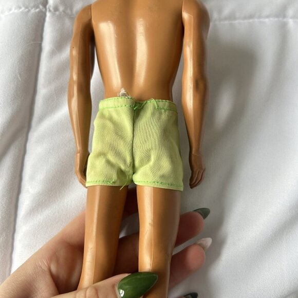 1968 Mattel Ken Doll Bendable Knees Blond Hair Blue Eyes Surfer Made In Taiwan - Picture 12 of 16